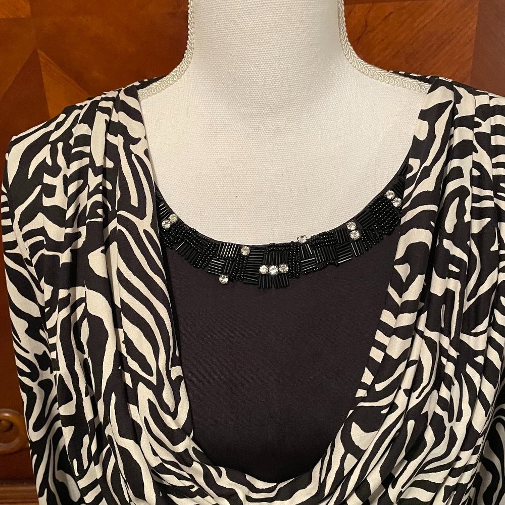"Bfa Classics" Cowl Neck Dress View 2